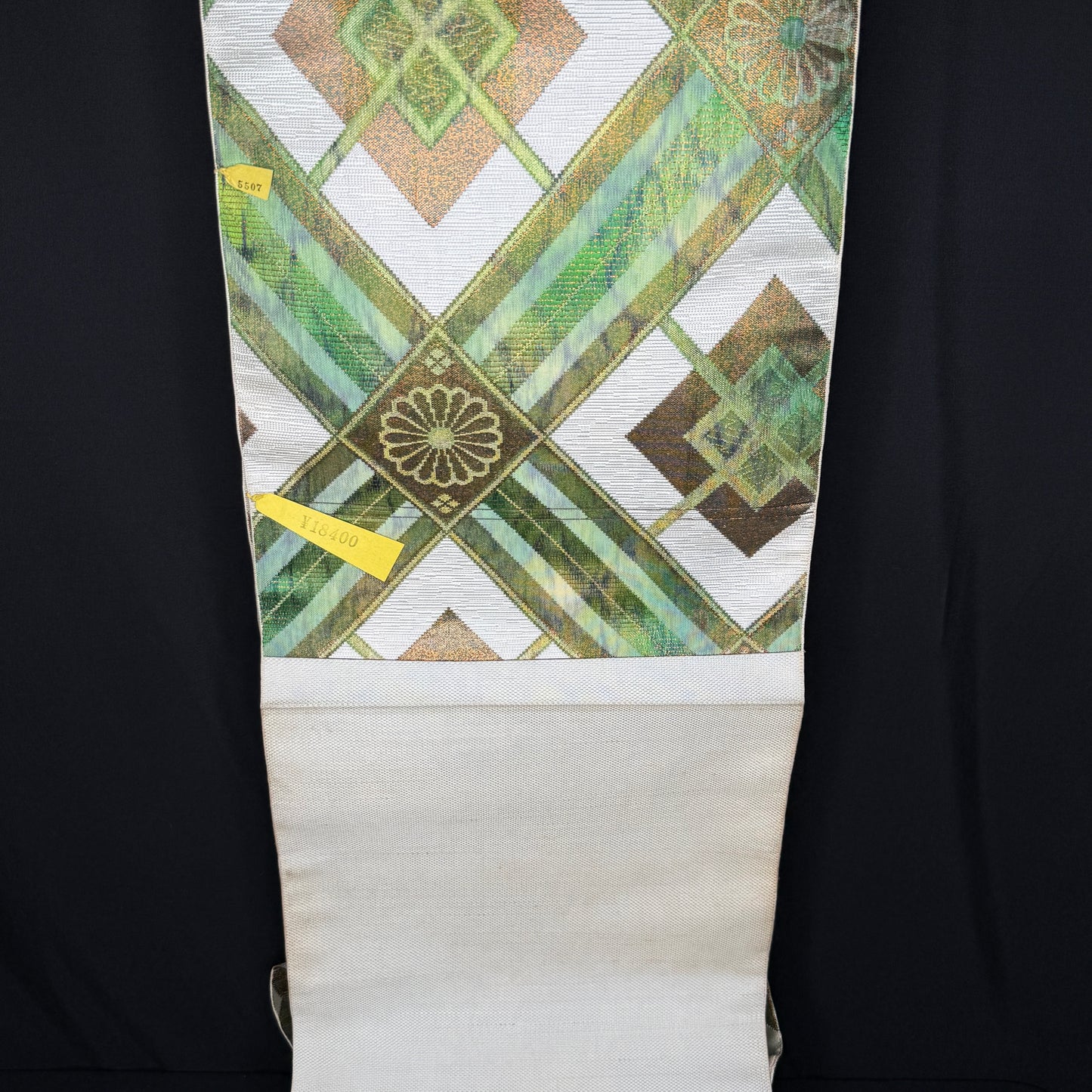 "Green Geometry" Vintage Obi BOLT
