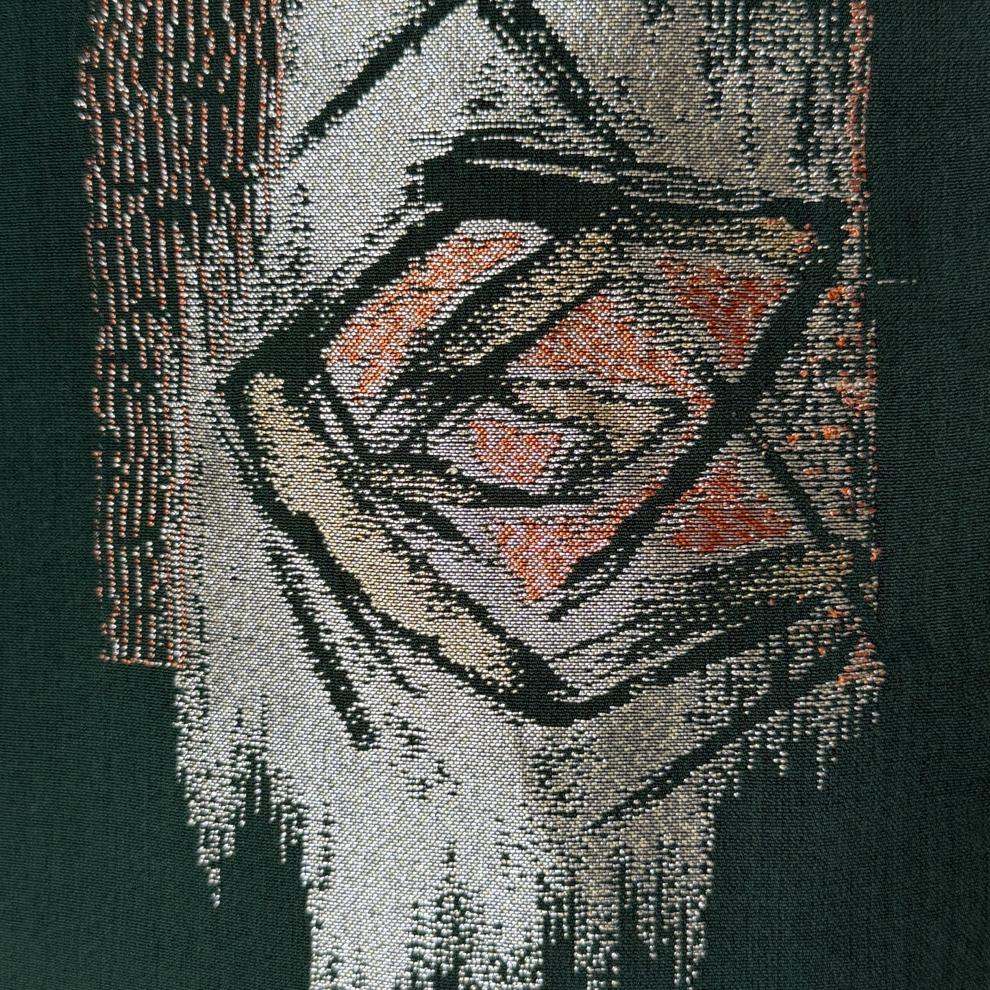 "Abstract Roses" Vintage Casual Kimono