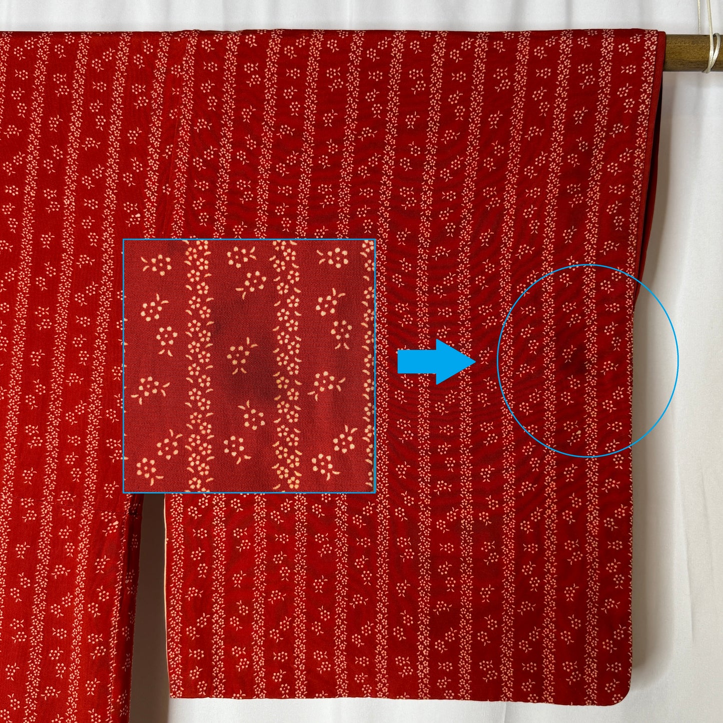 "Holiday Ribbon" Vintage Casual Kimono