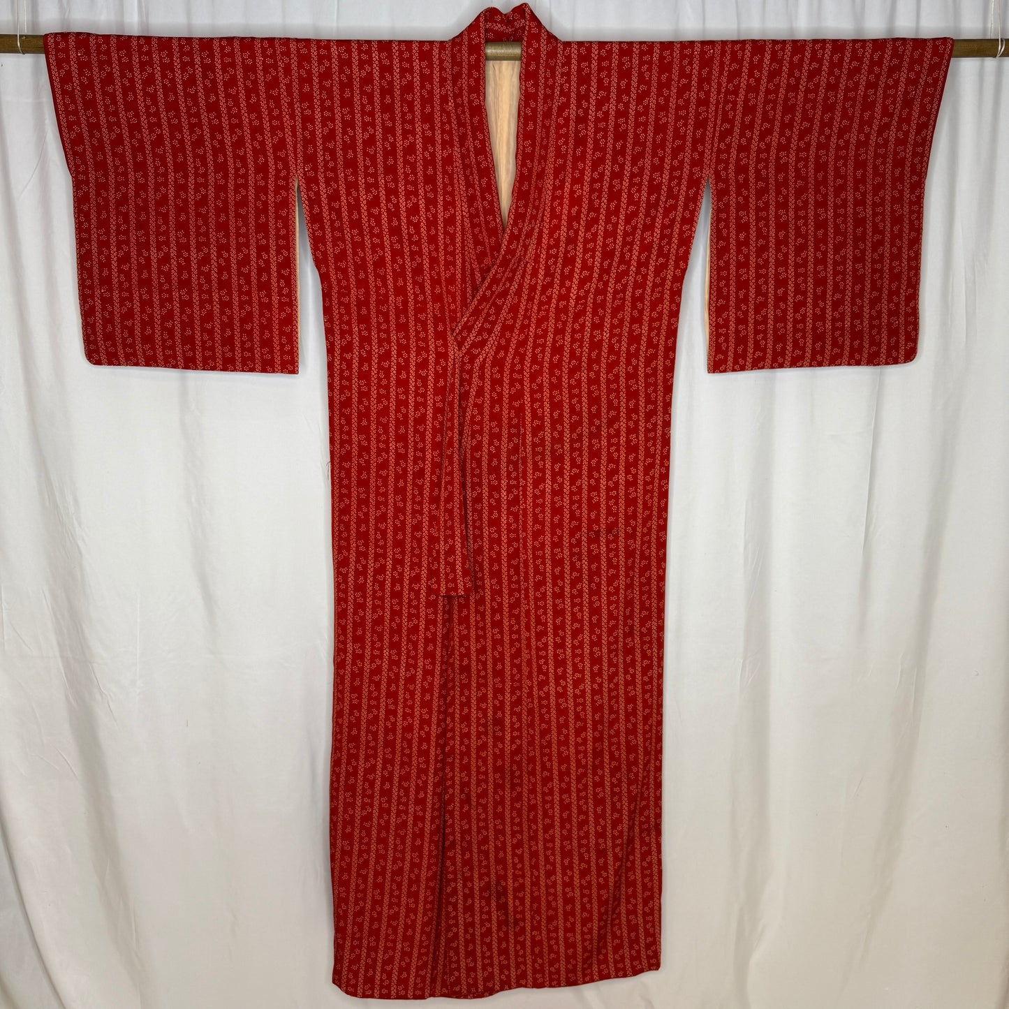 "Holiday Ribbon" Vintage Casual Kimono