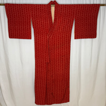 "Holiday Ribbon" Vintage Casual Kimono