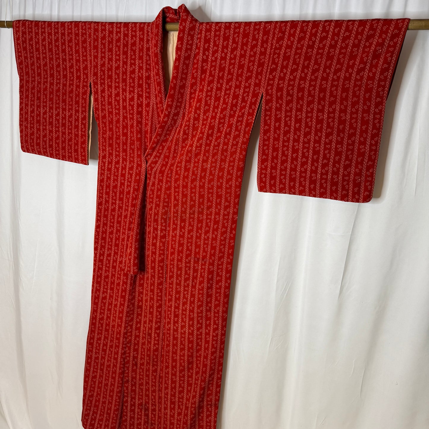 "Holiday Ribbon" Vintage Casual Kimono