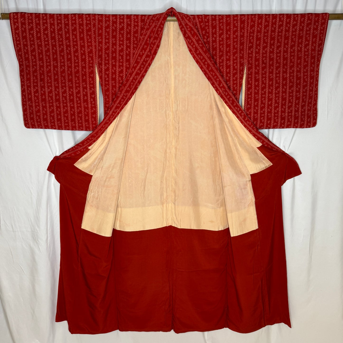 "Holiday Ribbon" Vintage Casual Kimono