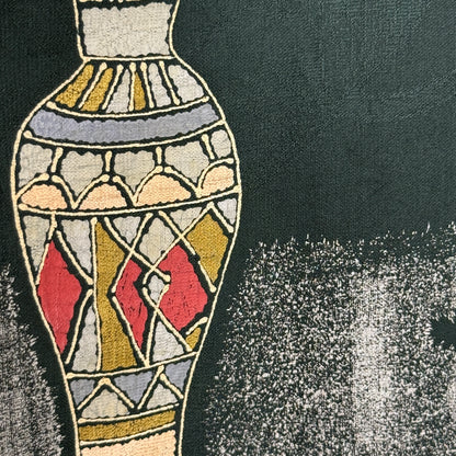 "Holiday Urns" Vintage Casual Kimono