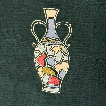 "Holiday Urns" Vintage Casual Kimono