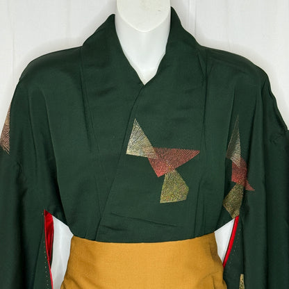 "Christmas Pine" Vintage Casual Kimono