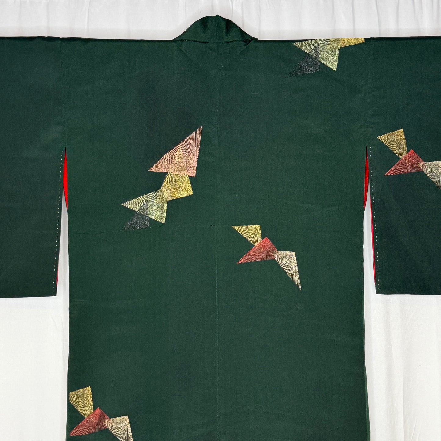 "Christmas Pine" Vintage Casual Kimono