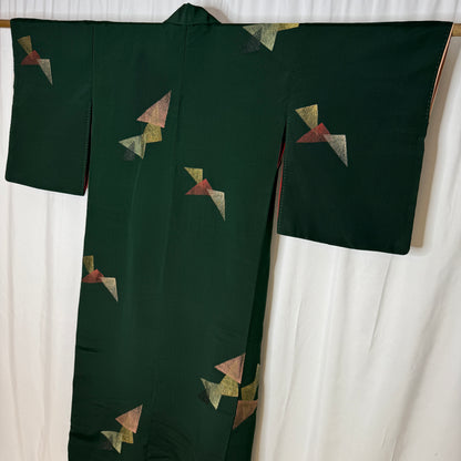 "Christmas Pine" Vintage Casual Kimono
