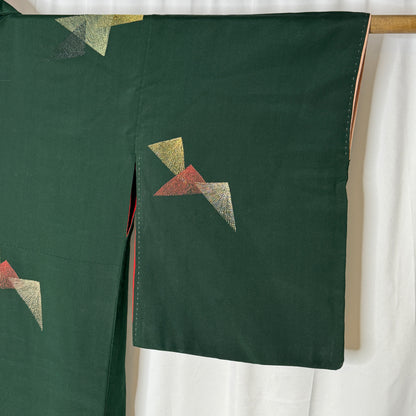 "Christmas Pine" Vintage Casual Kimono