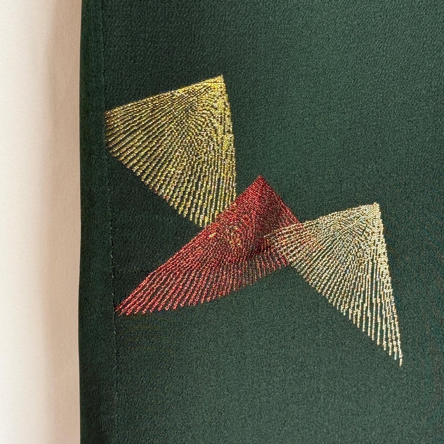 "Christmas Pine" Vintage Casual Kimono