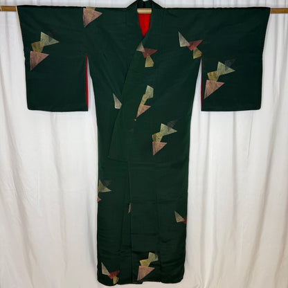 "Christmas Pine" Vintage Casual Kimono
