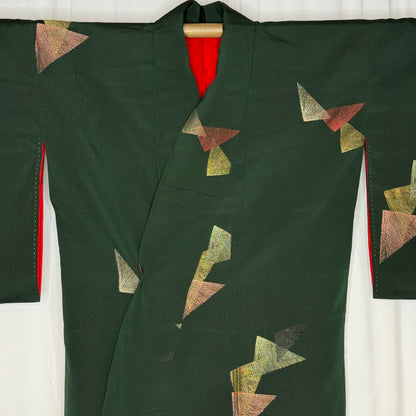 "Christmas Pine" Vintage Casual Kimono