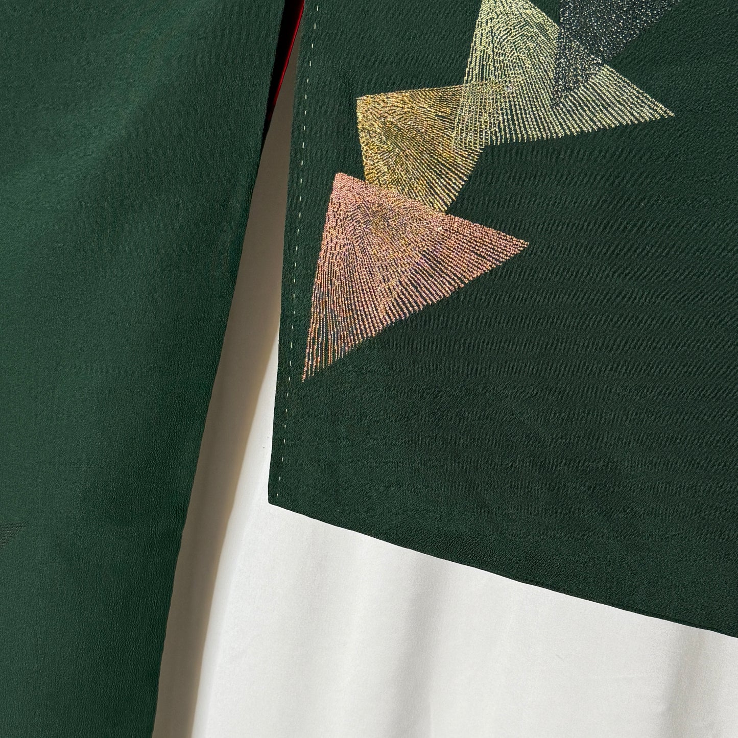 "Christmas Pine" Vintage Casual Kimono