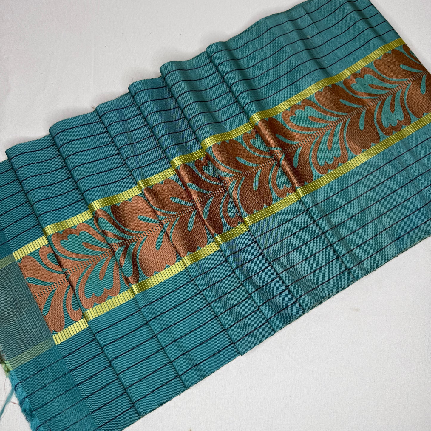 "Teal Trellis" Vintage Obi BOLT