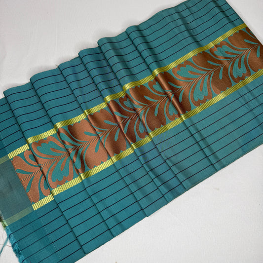 "Teal Trellis" Vintage Obi BOLT