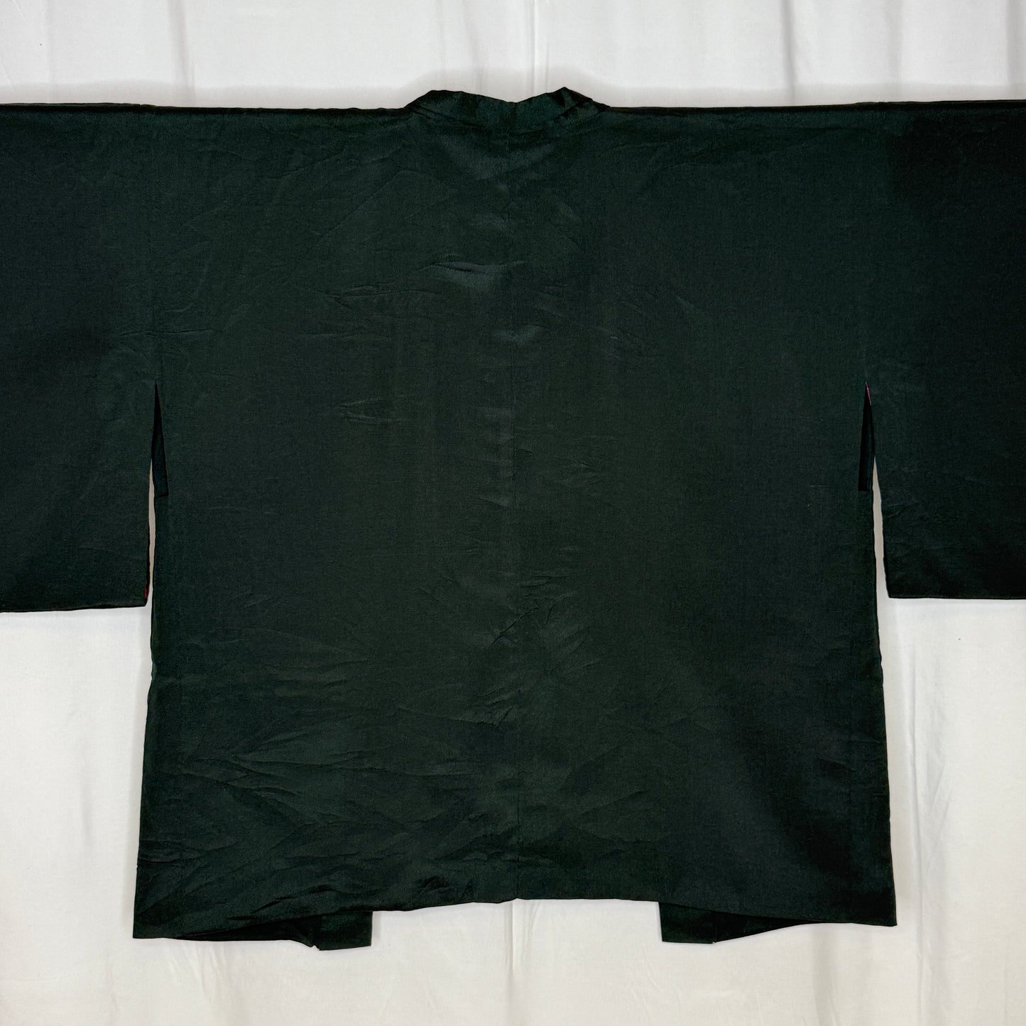 "Pine and Crimson" Vintage Haori Jacket