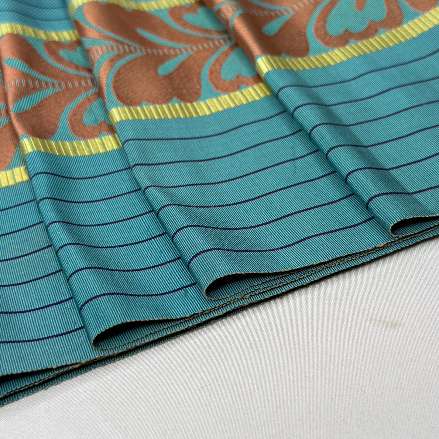 "Teal Trellis" Vintage Obi BOLT