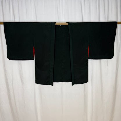 "Pine and Crimson" Vintage Haori Jacket