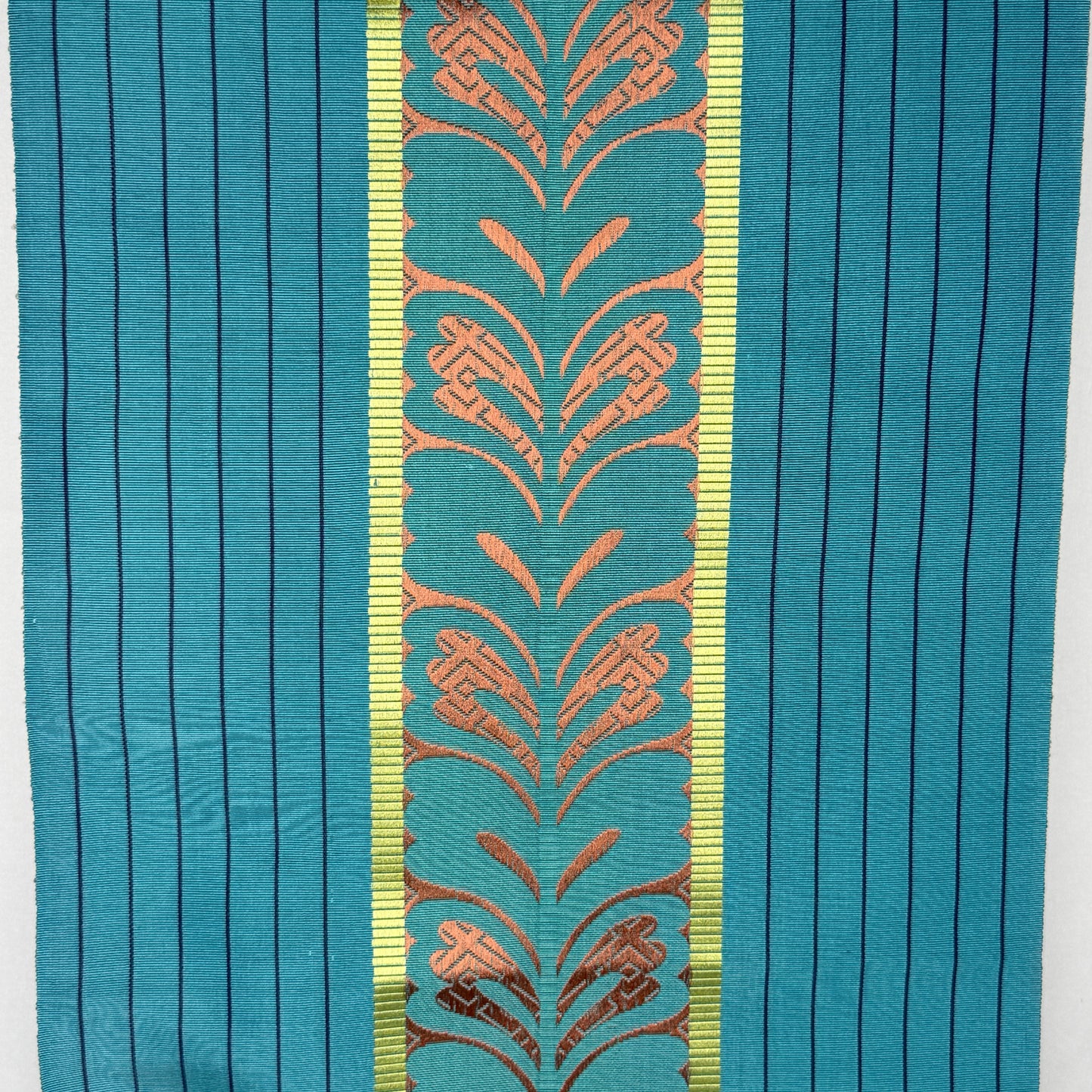 "Teal Trellis" Vintage Obi BOLT