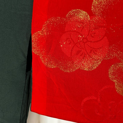 "Pine and Crimson" Vintage Haori Jacket