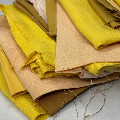 "Yellows and Browns" Silk Lining Bundle