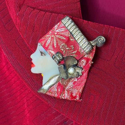 "Winter Berry" Vintage Michiyuki Jacket