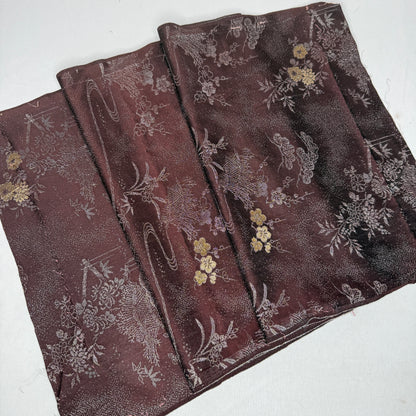 "Mocha Moon" Vintage Kimono Yardage