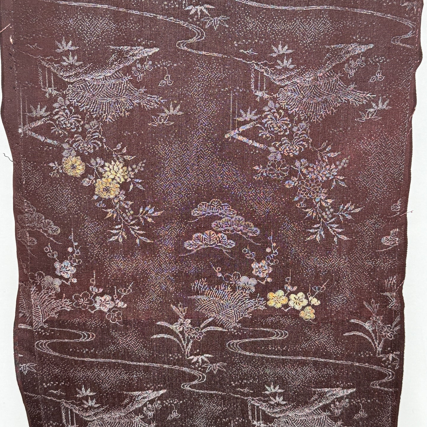 "Mocha Moon" Vintage Kimono Yardage
