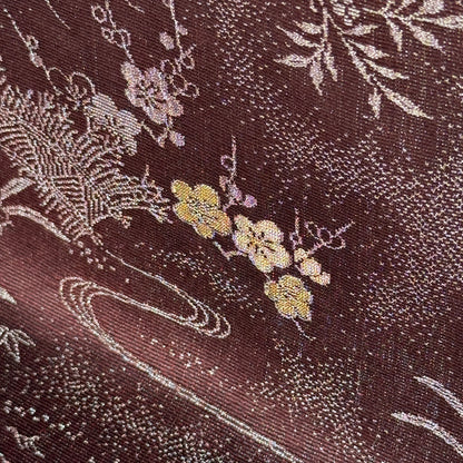 "Mocha Moon" Vintage Kimono Yardage