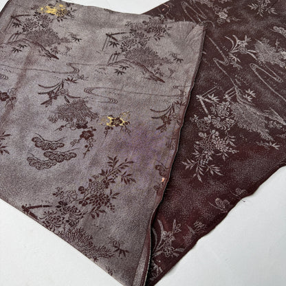 "Mocha Moon" Vintage Kimono Yardage