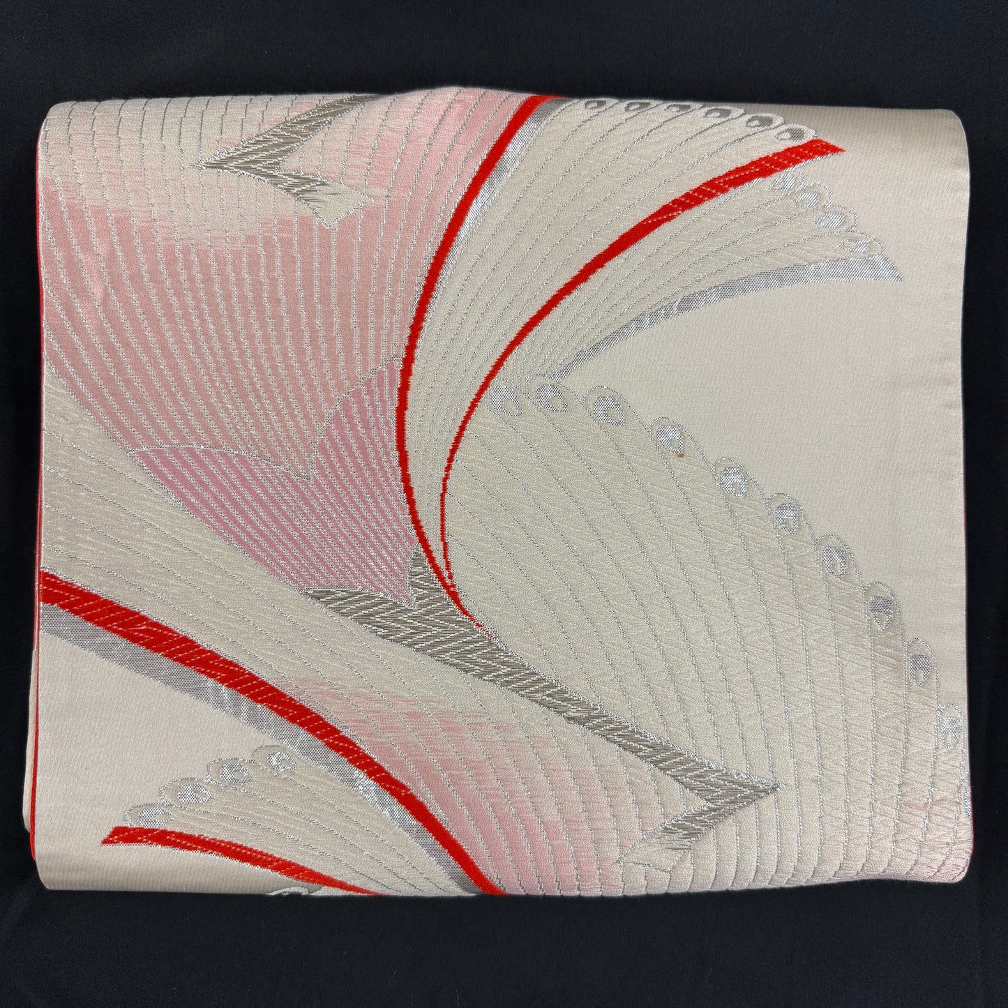 "Winter Feathers" Fukuro Obi