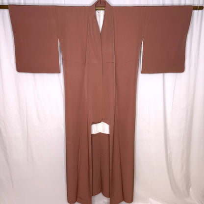 "Terracotta Rose" Vintage Iromuji Kimono