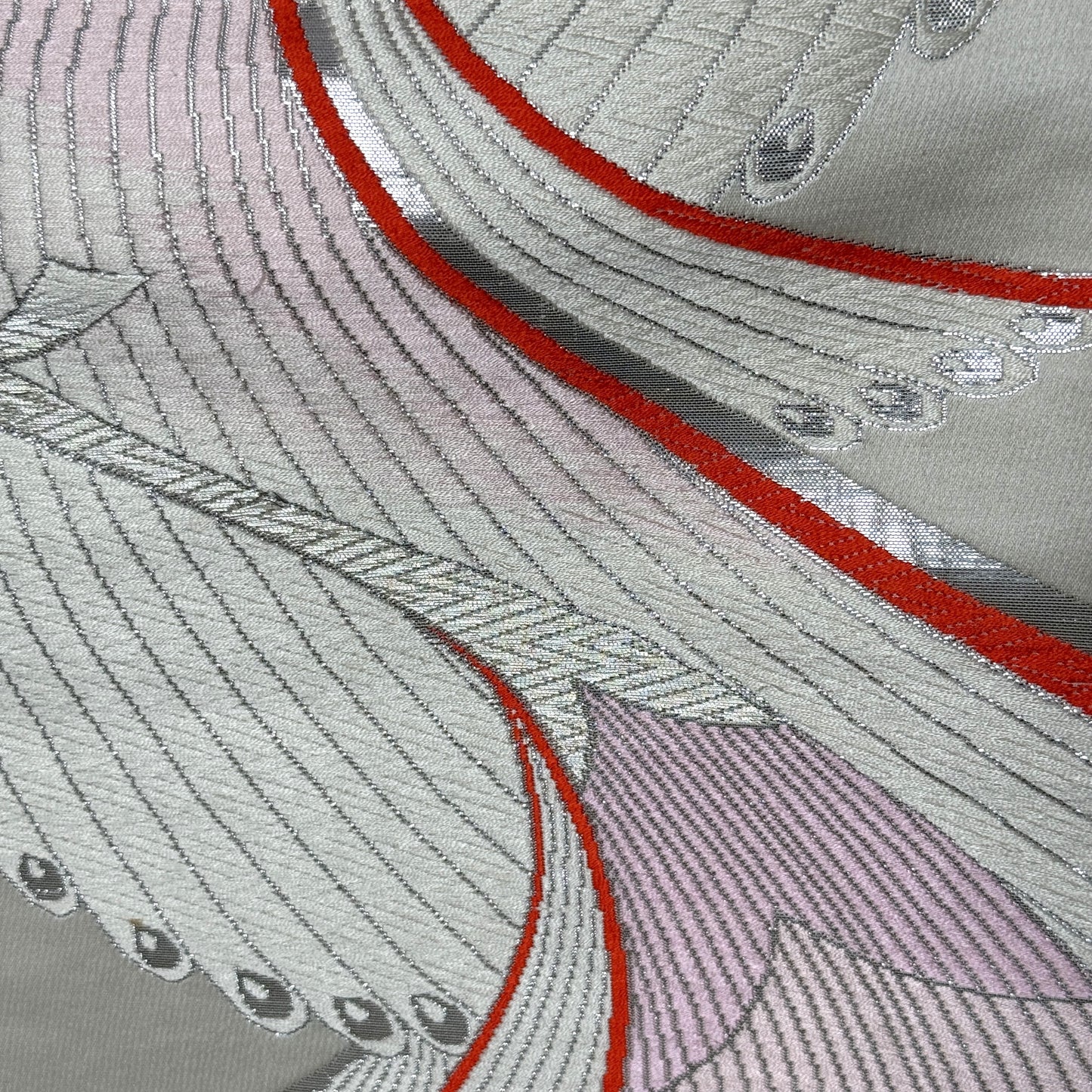"Winter Feathers" Fukuro Obi