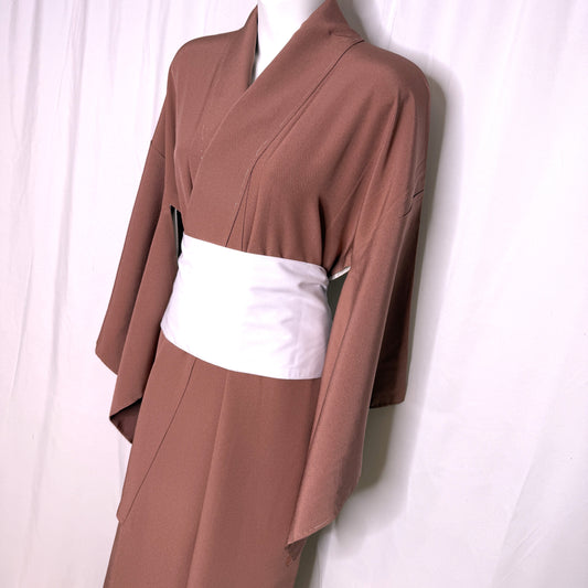 "Terracotta Rose" Vintage Iromuji Kimono