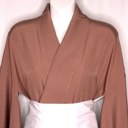 "Terracotta Rose" Vintage Iromuji Kimono