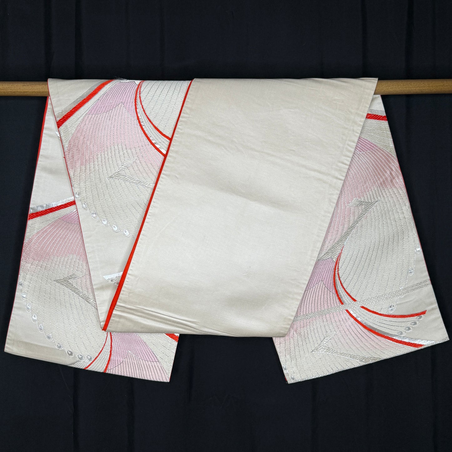 "Winter Feathers" Fukuro Obi