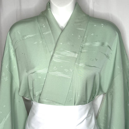 "Windswept Spring" Vintage Iromuji Kimono