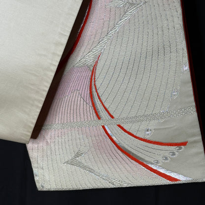 "Winter Feathers" Fukuro Obi