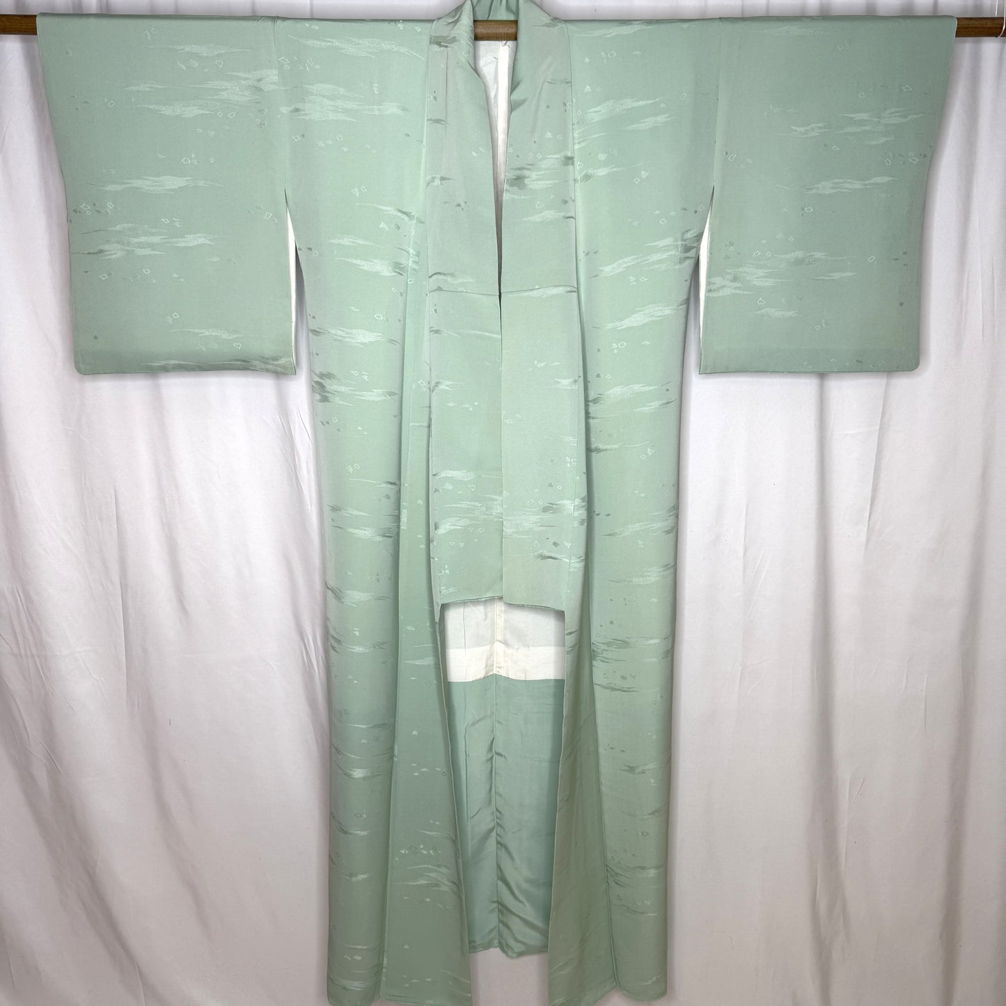 "Windswept Spring" Vintage Iromuji Kimono