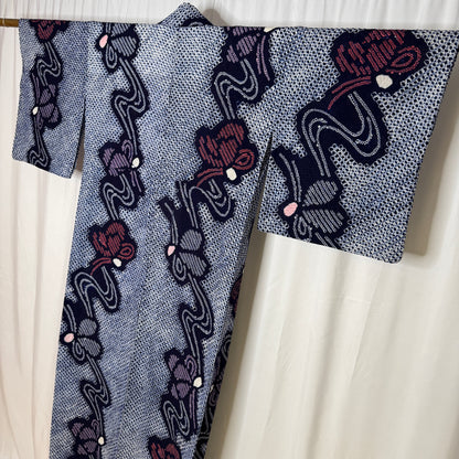 "Twilight Flight" Vintage Japanese Yukata