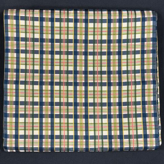 "Winter Plaid" Fukuro Obi