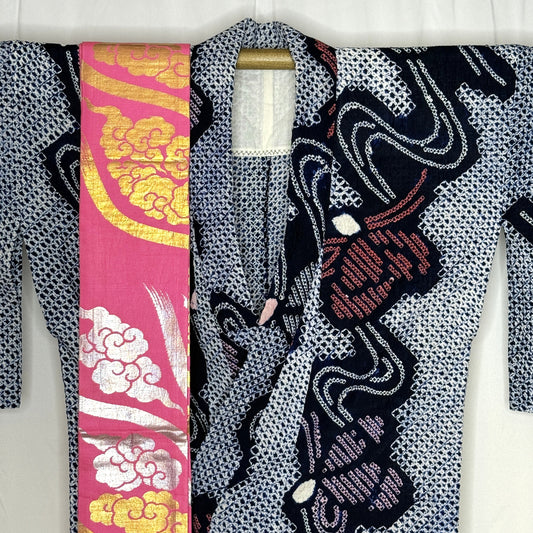 "Twilight Flight" Vintage Japanese Yukata