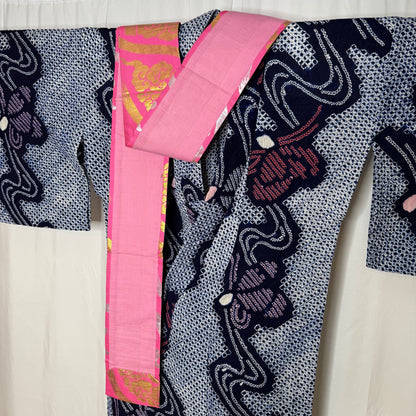 "Twilight Flight" Vintage Japanese Yukata
