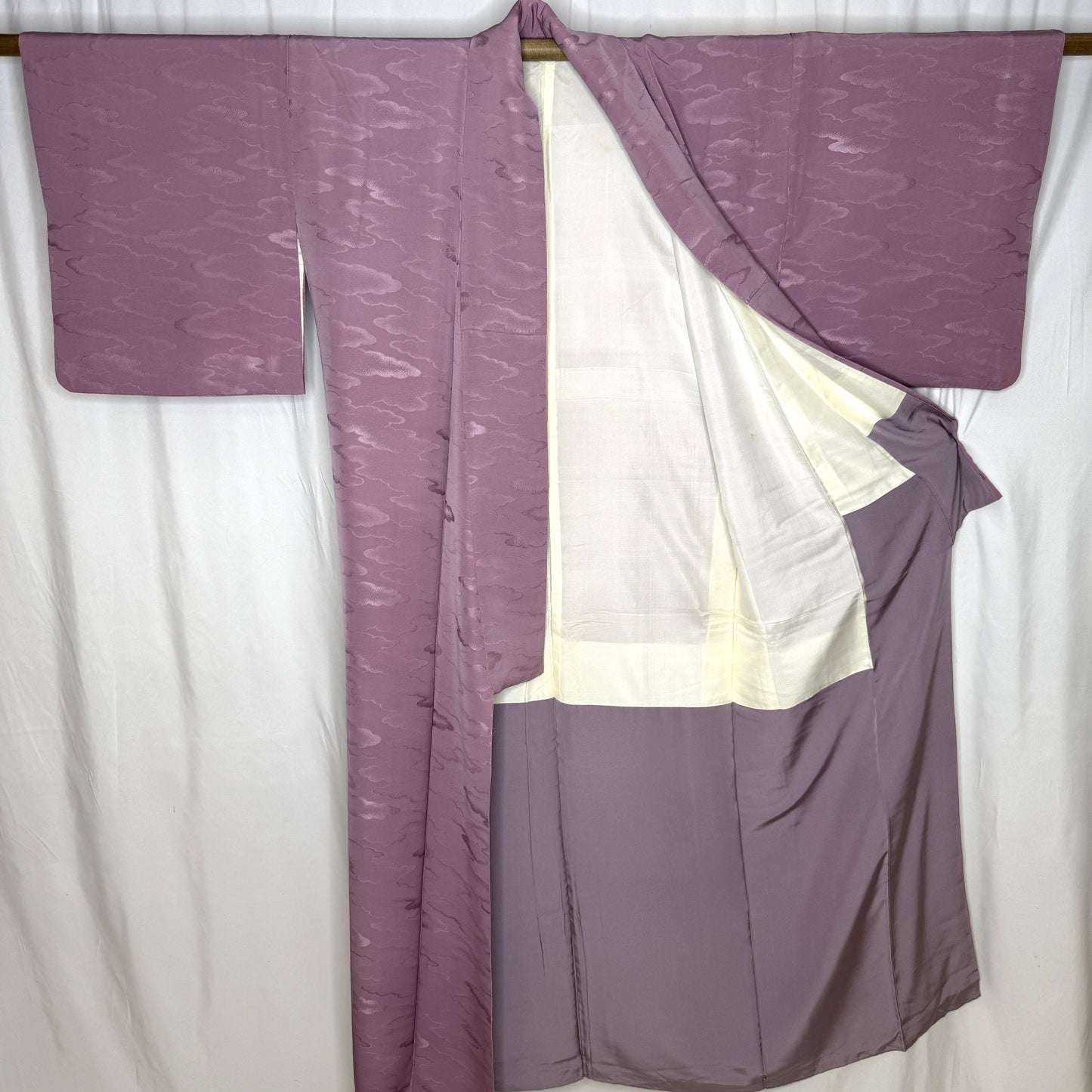"Lavender Skies" Vintage Iromuji Kimono