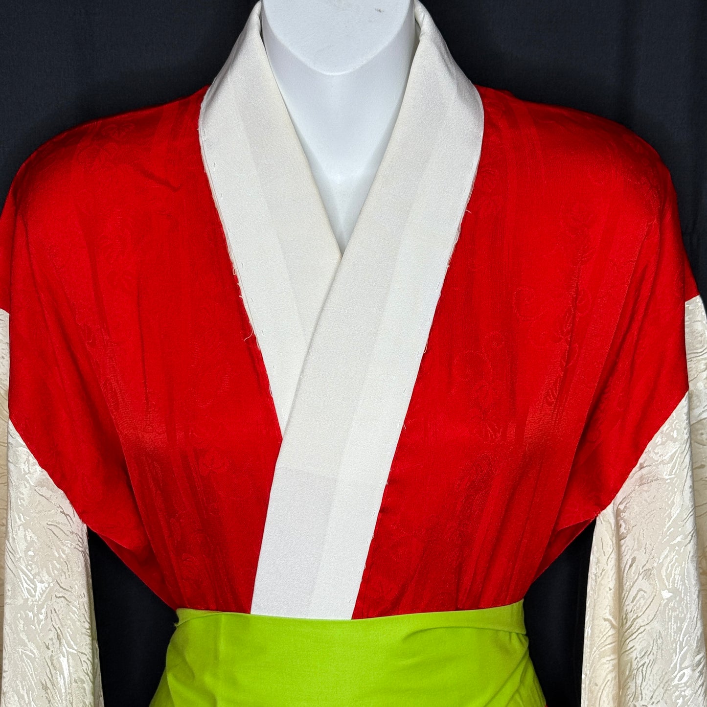 "Candy Cane" Vintage Juban Underkimono