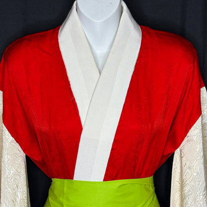 "Candy Cane" Vintage Juban Underkimono
