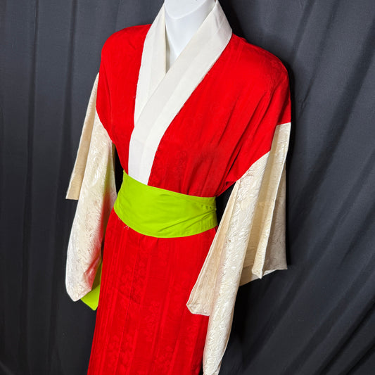 "Candy Cane" Vintage Juban Underkimono