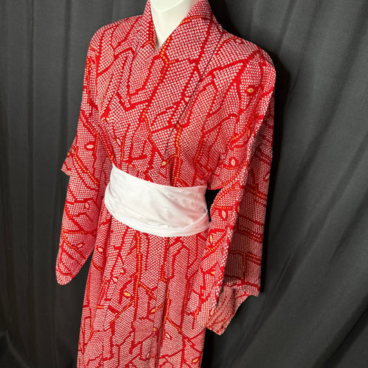 "Festive Energy" Vintage Casual Kimono