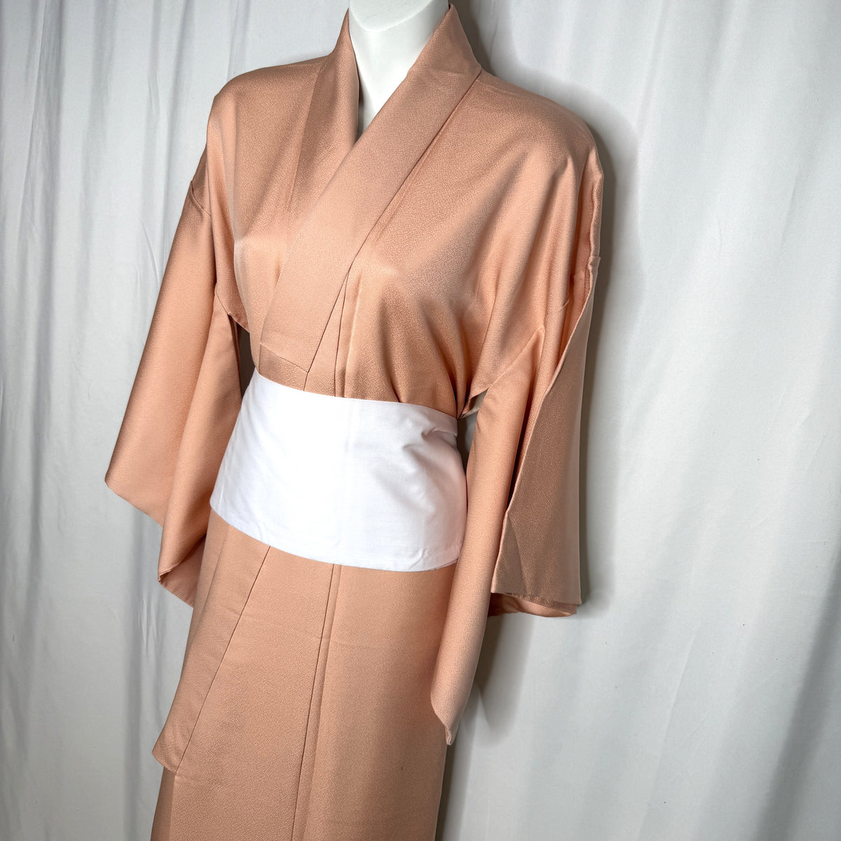 "Peach Pagoda" Vintage Iromuji Kimono