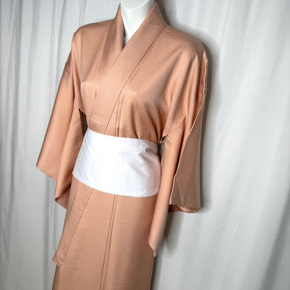 "Peach Pagoda" Vintage Iromuji Kimono